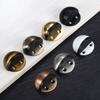 Dome Door Stop 304 Stainless Steel Sound Dampening Floor Door Bumper Punching Free Collision Proof