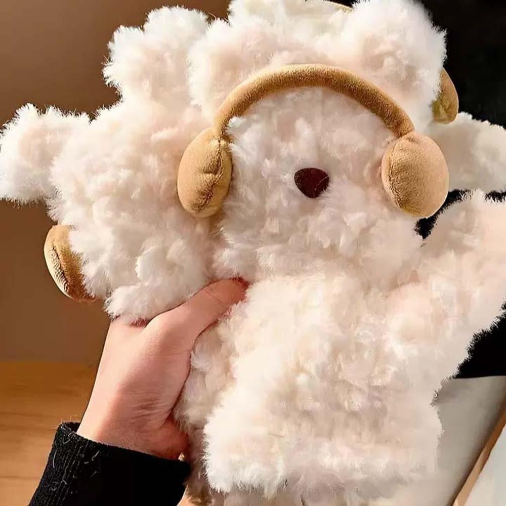 Winddichte Cartoon Bärenhandschuhe Acrylfasern Kälteabweisende Fäustlinge Niedliche Winter Plüschhandschuhe Outdoor