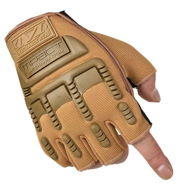 

Casual Half Finger Outdoor Half Finger Gloves Mechanic Mountaineering Sports Fitness Men s Training Gloves