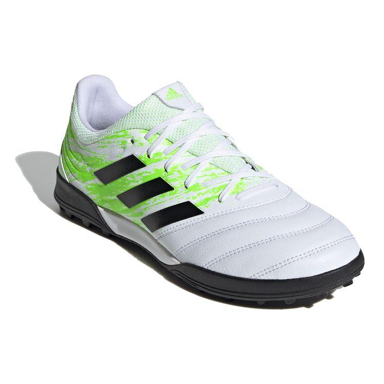 Adidas Copa 20.3 Round Toe Comfortable TF (Rubber Studs) Non-Slip Durable Football Shoes Men Football Shoes White Green Black G28533
