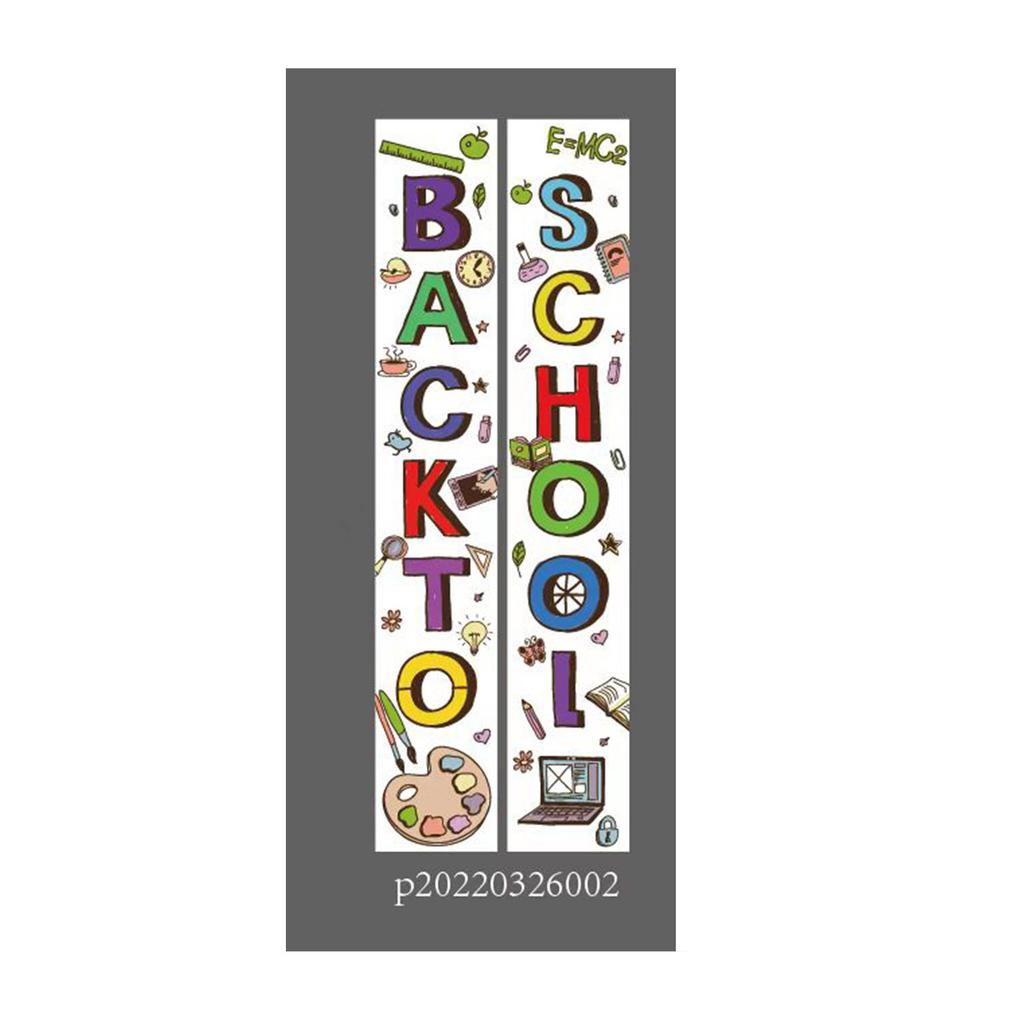 180X30 Opening School Classroom Door Atmosphere Decoration Polyester Cloth Couplet Flag Customization