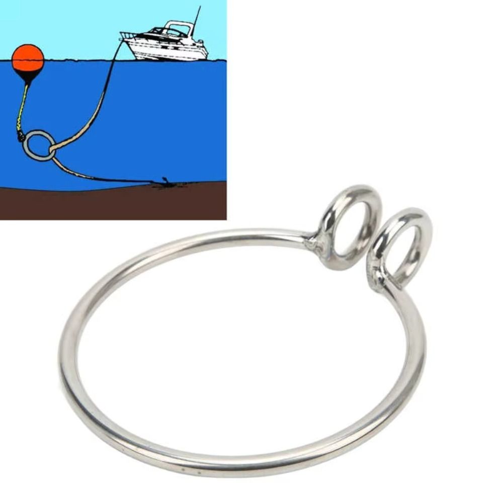Silver Color Anchor Retrieving System 8mm Size Anchor Ball Retrieve Ring Marine Application