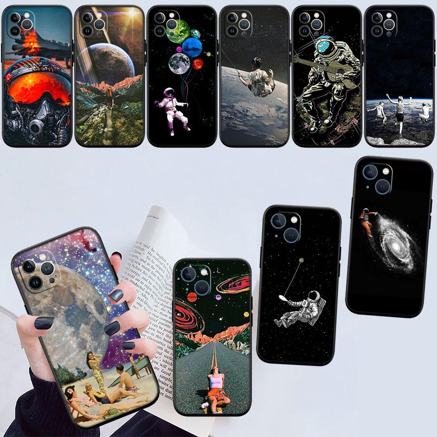 IK2 Abstract space astronaut Case for Motorola Edge 60 60s 70 G86 G56 G54 E14 G04S G45 G54 G64 S30 S50 X30 X40 X50 Pro Power