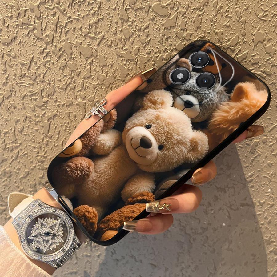 Funda Phone Cover Case for Honor Magic5Lite X9a X7 70 X6 200 400 Lite X5b 90 X8 8X Simple Bear