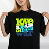 Love Is a Kind of War Graphic T-Shirt | Retro Typography Tee | Unisex Casual Str