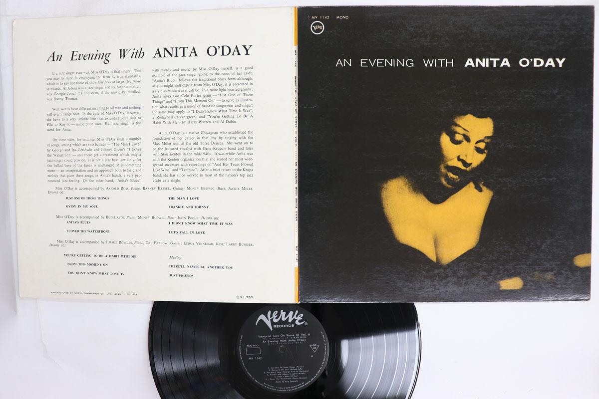 Виниловая пластинка ANITA ODAY An Evening With Anita Oday MV1142 VERVE Япония Джаз Б/у