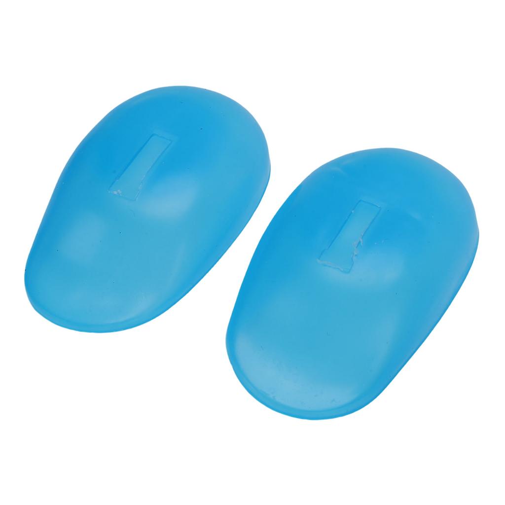 2PCS Hair Dye Ear Cover Lightweight Easy to Clean Plastic Hair Coloring Earmuffs Ear Protectors for Shower Hairdressing