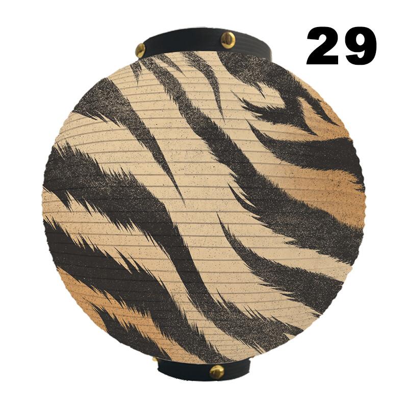 

Diameter 30/35cm Japanese Traditional Cloth Lantern Leopard Pebble Pattern Lantern Decor Advertising Restaurant Izakaya Decor 30x30cm