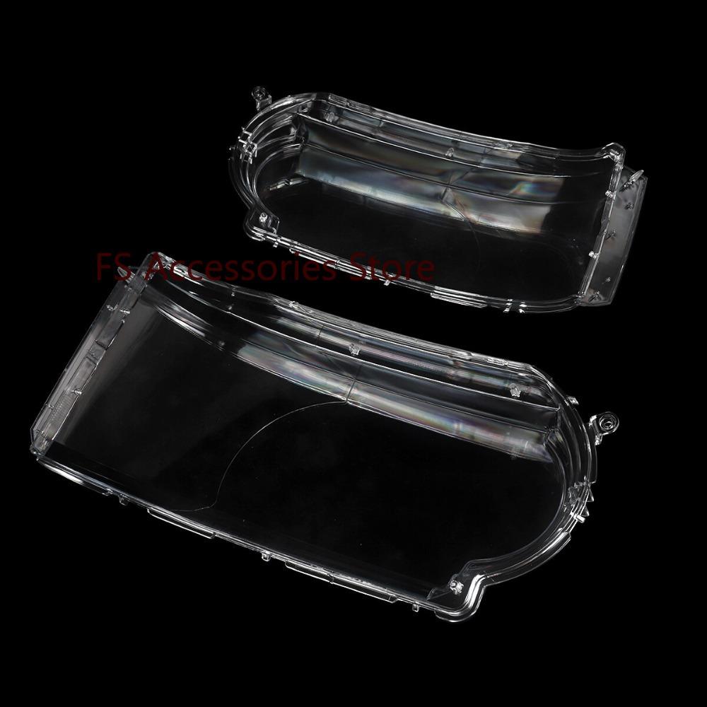 Pair Headlight Headlamp Cover Lens For Land Rover Range Rover Vogue L322 2010-2012 Replacement Front Headlamp Lens Shell