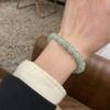 Elegantes handgefertigtes Armband mit Perlen im Grüner Aventurin-Stil für Damen