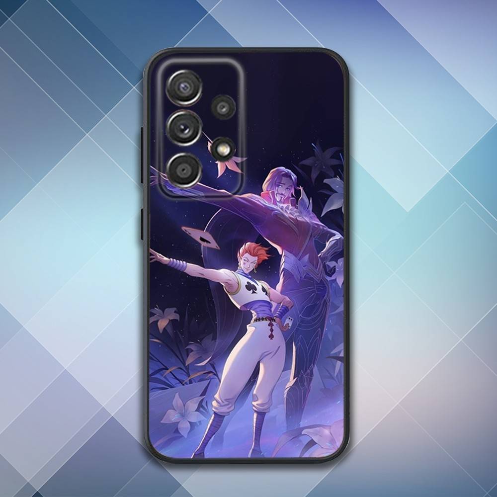 Anime H-Hisoka M-Morow Phone Case For Samsung S25,S24,S21,S22,S23,S30,Ultra,S20,Plus,Fe,Lite,Note,10,9,5G Black Cover
