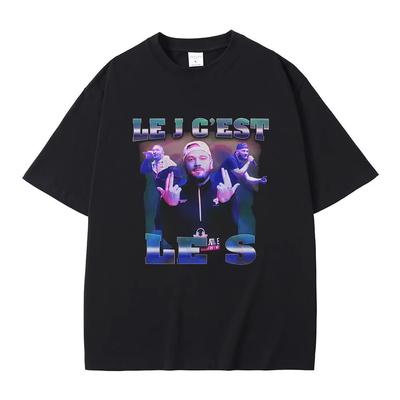 French Rapper JUL Graphic Tshirt Unisex Women Hip Hop Fashion Tshirts Male Casual Oversized Short Sleeve T Shirts Tops Streetwear