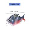 Slow Sinking Artificial Lures With Flexible Tail Double Hook ABS Fishing Baits Saltwater Fishing Tool