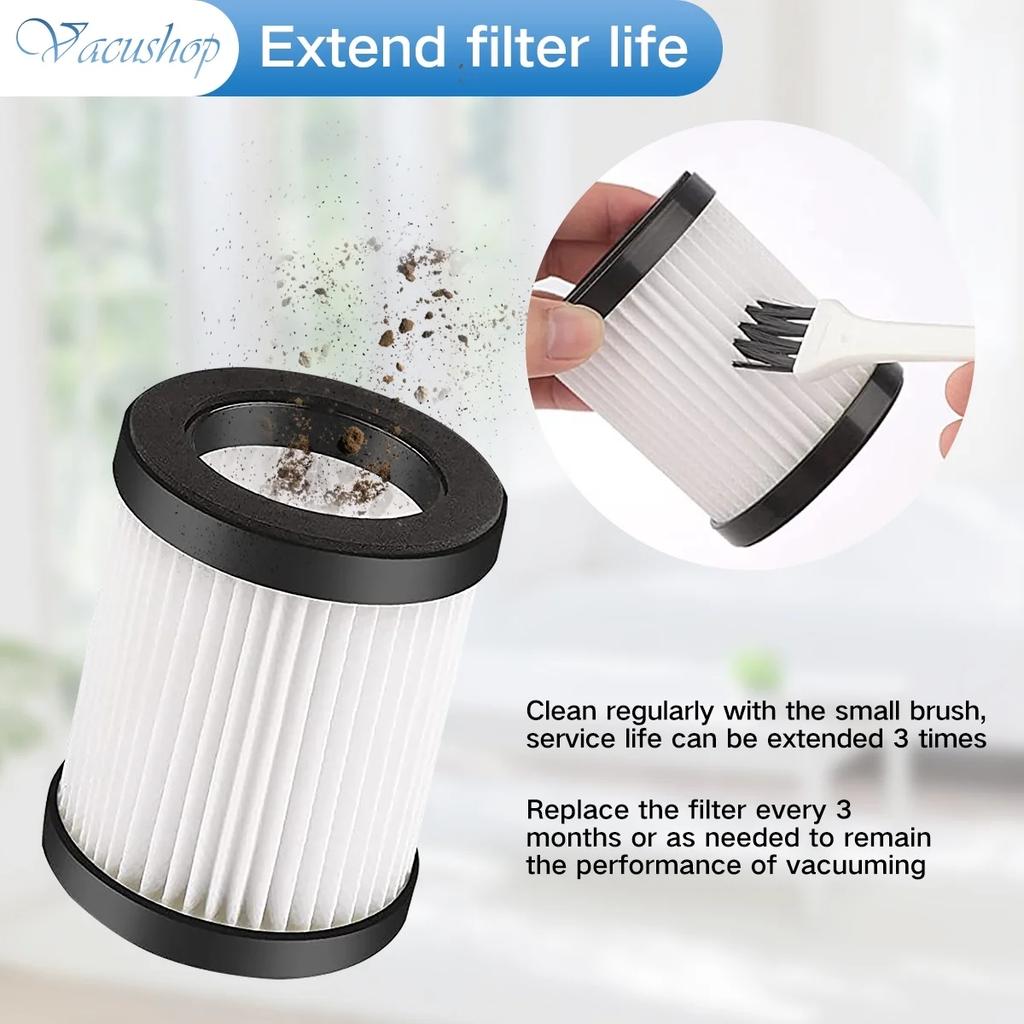 Wireless Handheld Vacuum Cleaner Accessories Filter Mesh HEPA