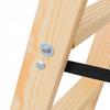 KADAX Malerleiter Holz Klappbar 3-6 Stufen Doppelseitig