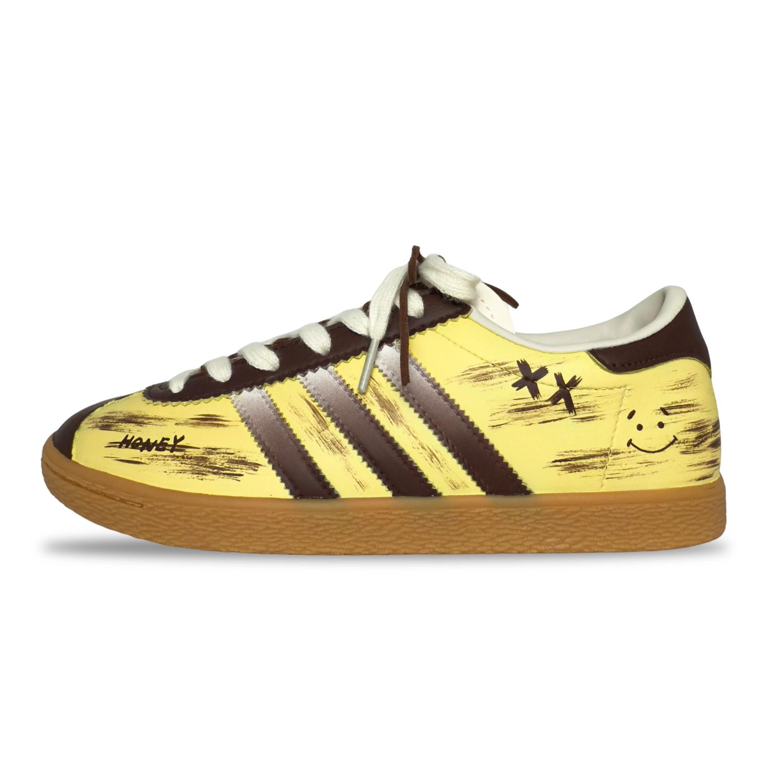 

Adidas Originals Stadt Mel Winnie Abrasion Resistant Low top Skateboard Shoes Unisex Yellow JR8311(Team758-) 37⅓