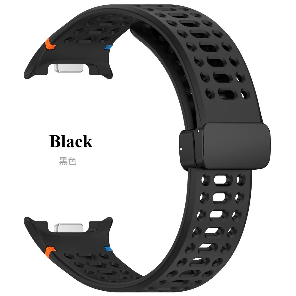 Magnetic Silicone Watch Buckle Strap for Samsung Galaxy Watch 8 Classic 46mm Band for Galaxy Watch 8 44mm 40mm Accessories