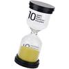 1 x Hourglass, Interior Timer, 10-Minute Countdown Timer, Colorful Sand Timer, for Quizzes, Games, Cooking, Bath Timer