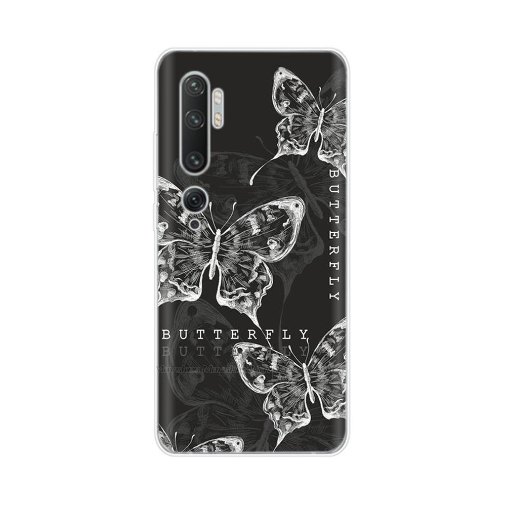 For Xiaomi Mi Note 10 Case Cute Painted Soft Silicone Back Cover For Xiaomi Mi Note10 Pro Lite 10lite Clear Phone Cases Fundas