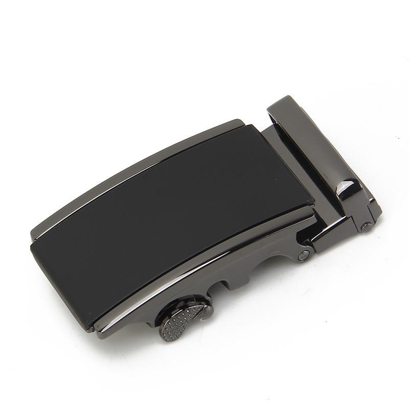 Mens Fashionable 35cm Automatic Buckle Waist Belt Durable Metal Design For Business Casual Or