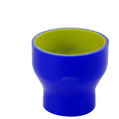 Univerzální 3vrstvá 51mm/76mm rovná silikonová hadice mezichladič turbo spojka trubka sací potrubí modrá