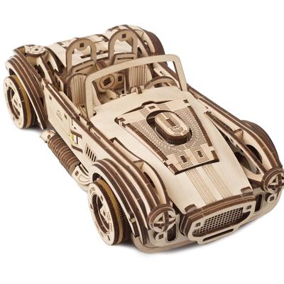 Ugears Drift Cobra Racing Car 70161 Wooden Puzzle, Crafts & Model Building Kit, No Glue or Tools Required, for Adults and Kids