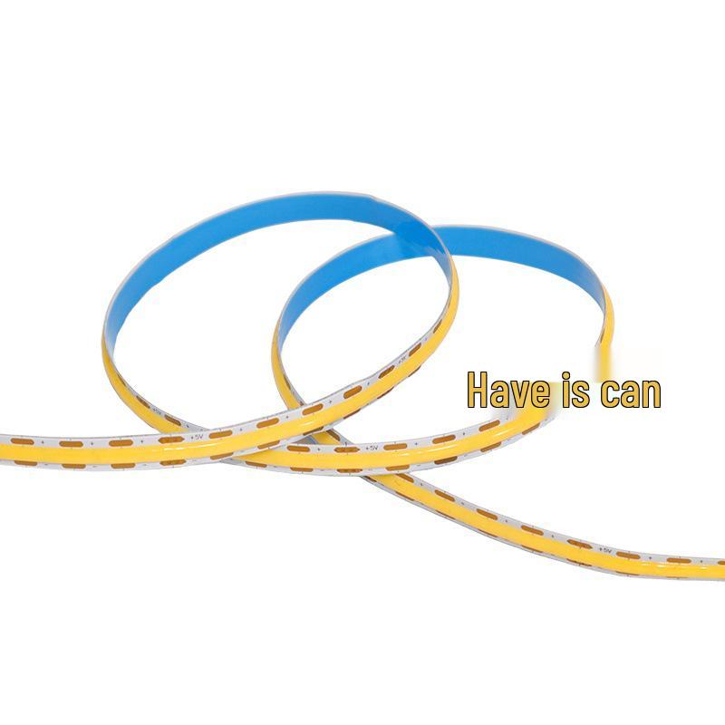 5V USB Touch Switch COB LED Strip Light, Self-Adhesive, Plug & Play for Home Decoration Atmosphere.
