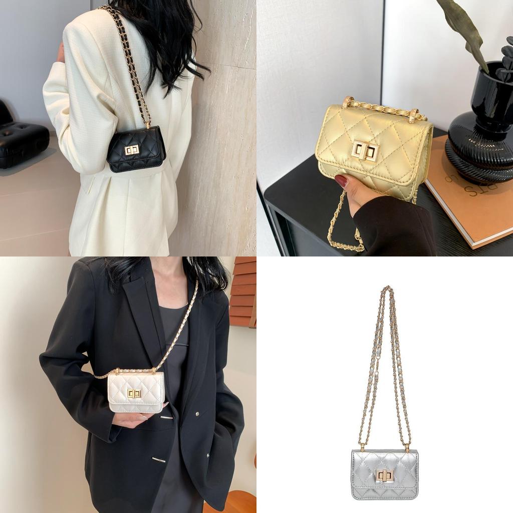 Chic Vintage Womens Shoulder Bag Trendy Casual Spring Season Small Square Bag