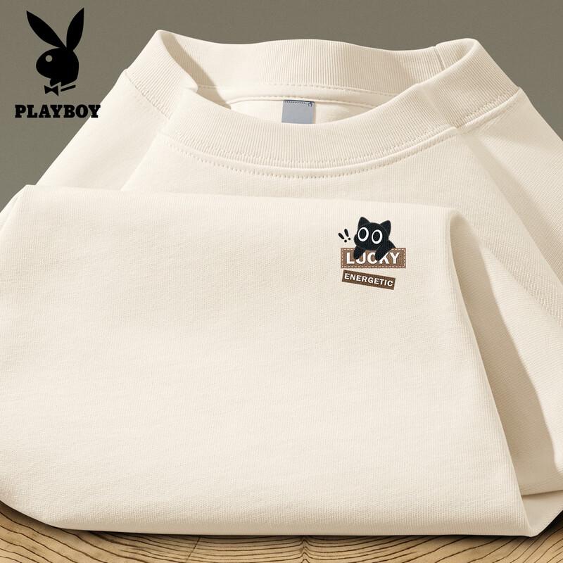 

Playboy Men s Lucky Cat Graphic Cotton T-Shirt 3XL
