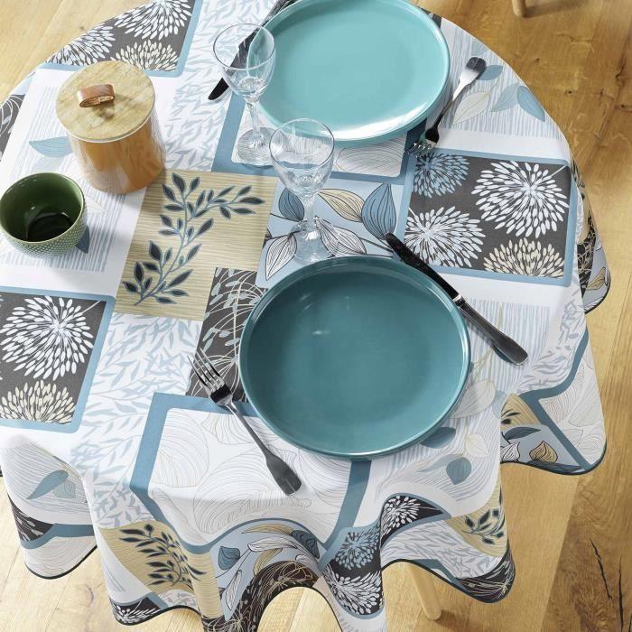 Nappe de table - Non spécifié - Ronde - 100% Polyester - 180 cm - Anti-tache et infroissable