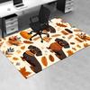 Autumn Dachshund Chair Mat Office Carpet, Large Rug for Home Decor, Sofa Mat, Desk Pad Gift, Suitable for Bedroom, Living Room, Various Rooms