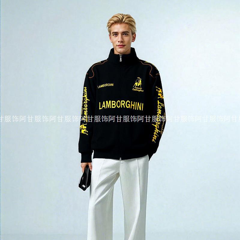 Racing Suit Jacket Motorcycle Cycling Suit Spring Men's and Women's Embroidered Retro Casual Jacket Trench Coat