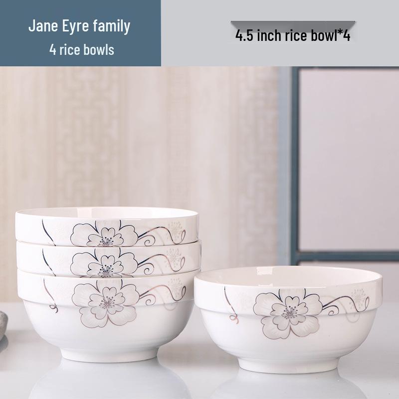 2026 Stylish 8-Piece Dinnerware Set: Plates, Bowls & Chopsticks for Student Dorms