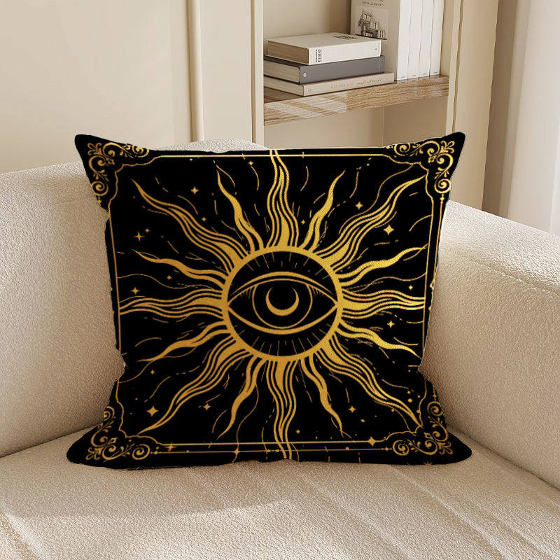 New Black Cosmic Star Pattern Pillow Case For Living Room Bedroom Sofa Home Decor Cushion Cover