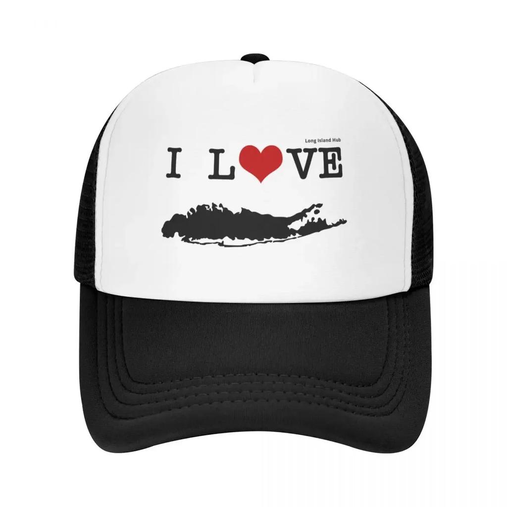 I Love Long Island Baseball Cap Snapback Cosplay Luxury Man Hat Derby Hat Hats Woman Mens