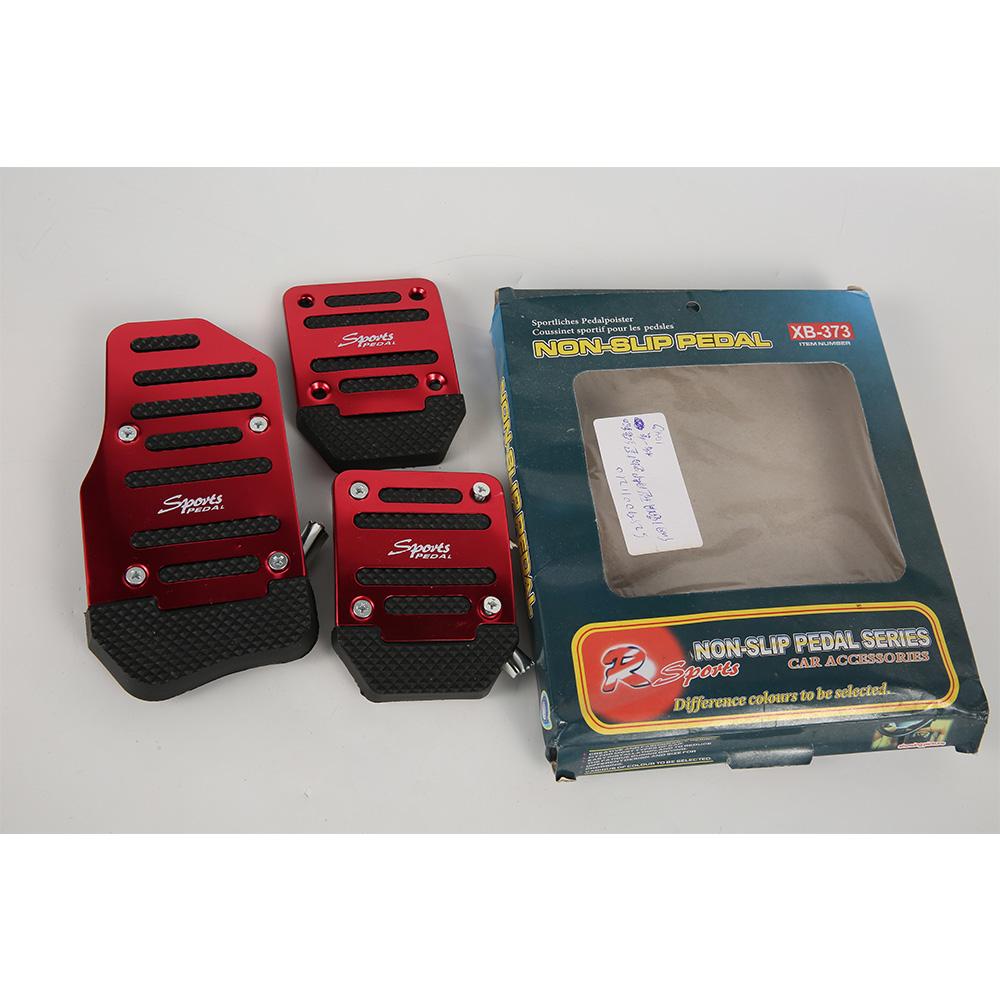 3PCS/Set Car Brake Pedal Covers Set Non-slip Auto Gas Brake Foot Pedal Pad Universal Automatic Foot Treadle Covers Auto Interior