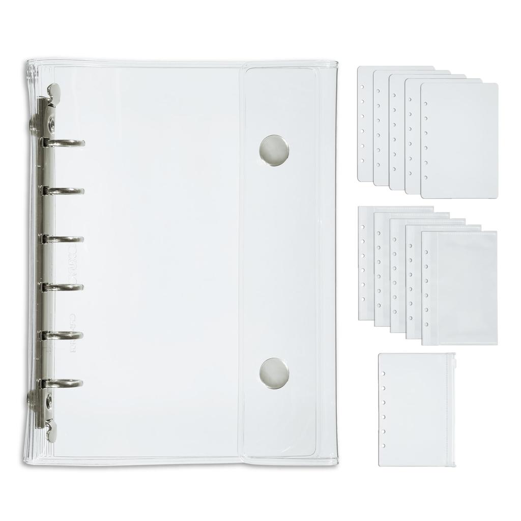 KOKUYO Collection File Sticker Book Starter Kit A6 Transparent GFU-HB101ST