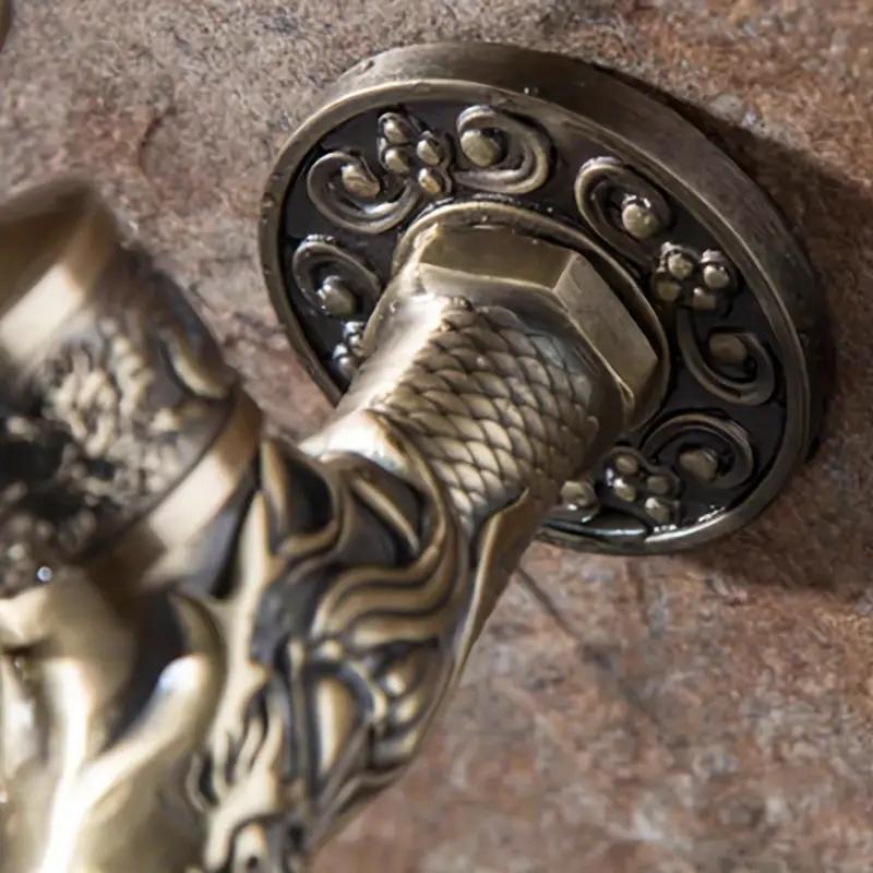 Retro Bronze Single Cold Wall Faucet Washing Machine Faucet Suitable For Kitchen/Mop Pool/Washbasin Bathroom Kitchen Accessories