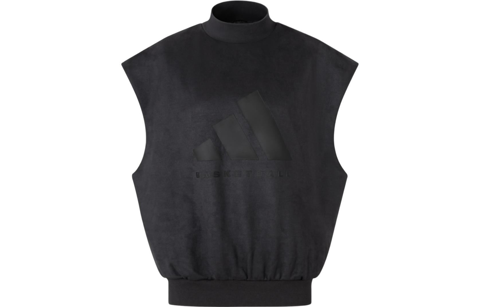 Adidas THE 2024 COLLECTION Sweatshirts Unisex Charcoal Black Half Turtleneck Moderate Other IN7702 XXS