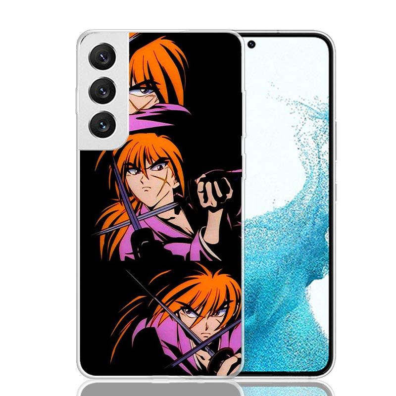 Rurouni Kenshin Anime Phone Case For Samsung Galaxy S26 Ultra S23 S24 S25 Edge S20 FE S21 S22 Plus Soft Print Shell Cover Fundas