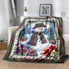 Winter Wonderland Snowman Blanket Soft & Cozy Great for Seaside Office Livingroom for All Occasions Modern Style