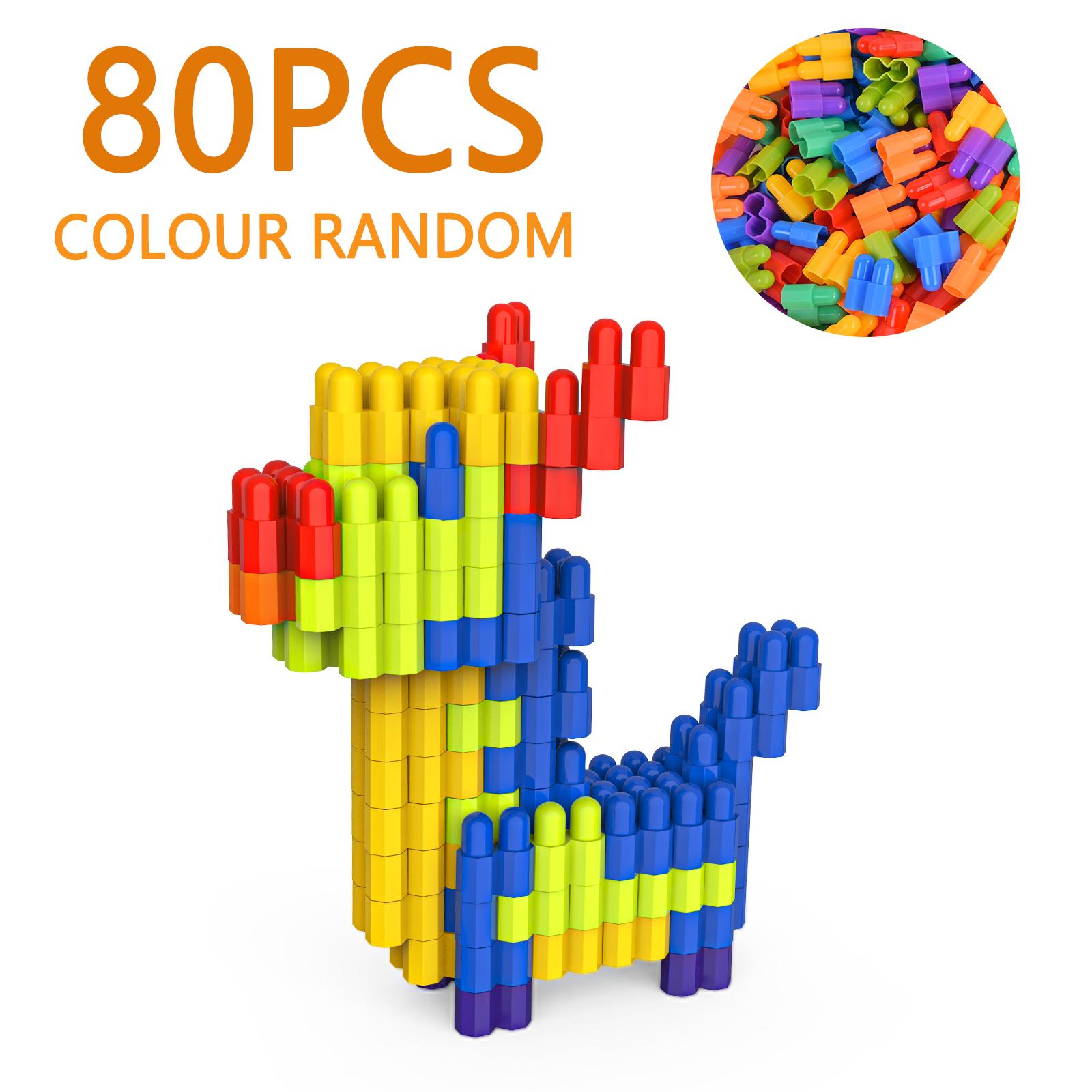 

320 шт./180 шт./80 шт. Детские игрушки DIY Пластиковые пули Блок Головоломки Игрушки Раннее детство Детские головоломки Блоки Hallow