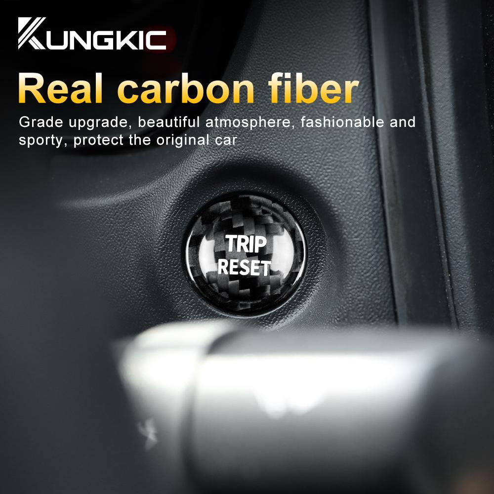 Real Hard Carbon Fiber Sticker For Subaru BRZ Toyota GR86 2025 2025 2025 2025 Trip Reset Button Cover Interior Trim Accessories
