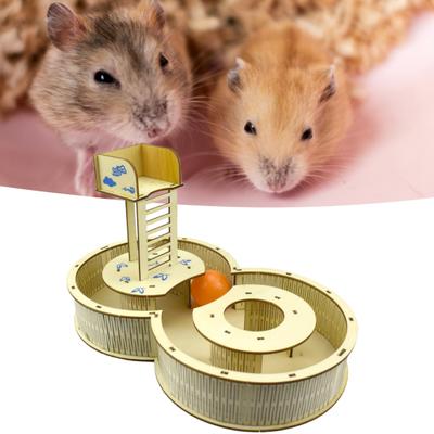 Hamster Toy Bite Resistant Resting and Playing Climbing Ladder Hamster Maze Tunnel Toy for Rodents