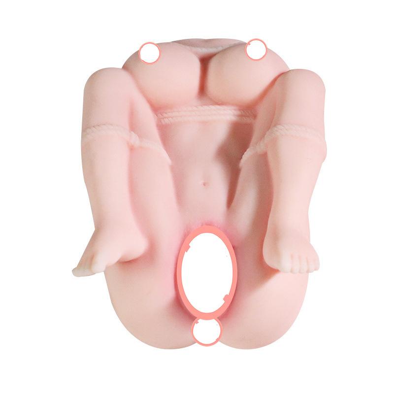 Handmade Simulation Full Body Soft Realistic Vagina+anus SM Binding Sex Doll Male Masturbator Adult Toy for Men