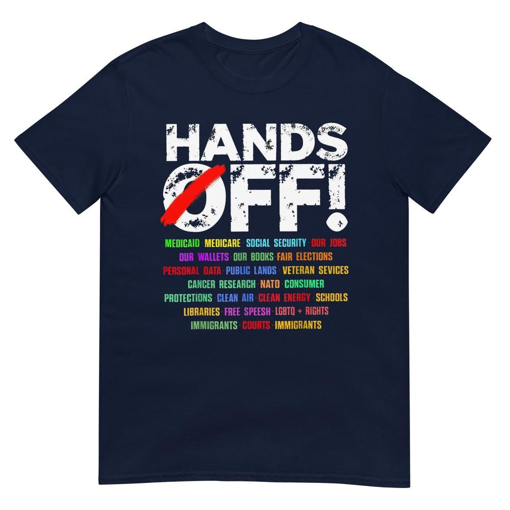 Hands Off Protest Social Security And Medicare Protest TShirt S