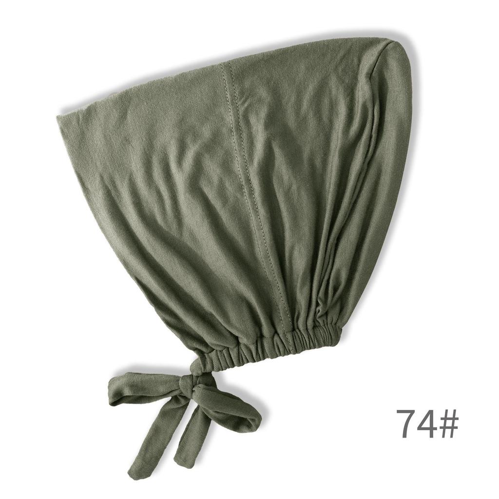 Premium Mercerized Cotton Adjustable Elastic Hair Cover Cap