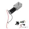 DC12V Geared Motor Turbo Worm Speed Reduction Machinery Accessories with 8mm Shaft