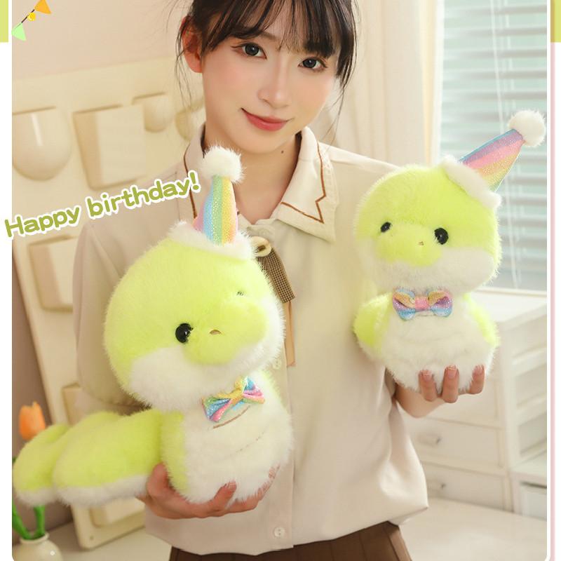 Niedliches Kreatives Geburtstags-Schlangen-Plüschtier Entzückende Weiche Schlangenpuppe Für Kinder Geschenk