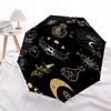 1pc Astrology esotericismOpen/Close Umbrella-Windproof, Compact Travel Umbrella, Sturdy 8-Rib Shaft, Outdoor Accessory, 1042